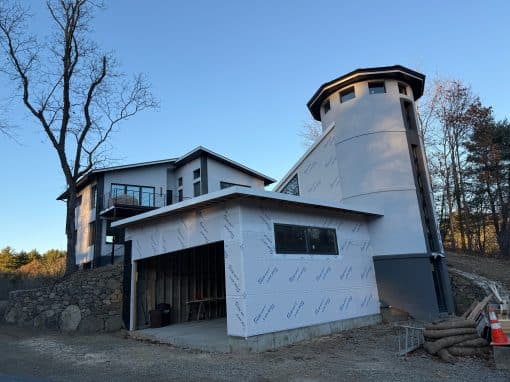 Net Zero House to Silo Tunnel Design and Construction <br> Ipswich, MA